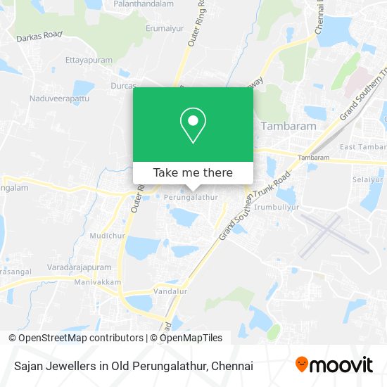 Sajan Jewellers in Old Perungalathur map