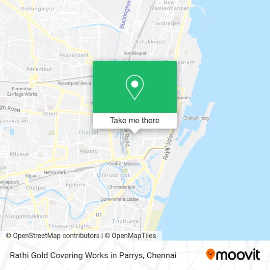 Rathi Gold Covering Works in Parrys map
