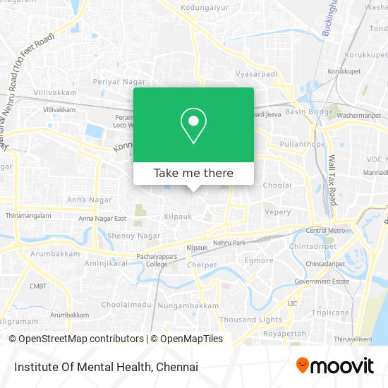 Institute Of Mental Health map