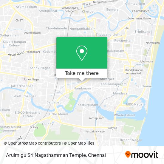 Arulmigu Sri Nagathamman Temple map