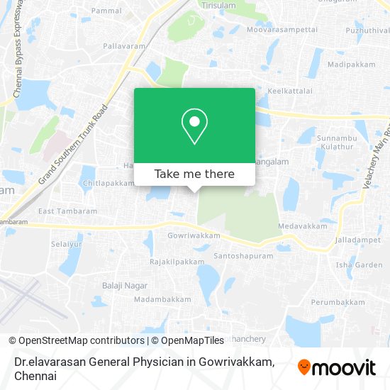 Dr.elavarasan General Physician in Gowrivakkam map