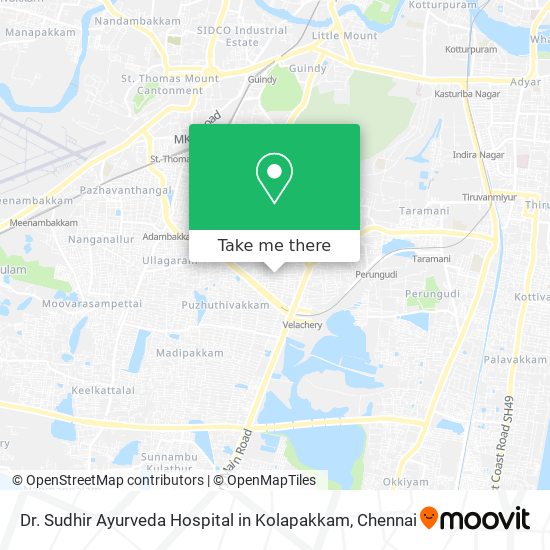 Dr. Sudhir Ayurveda Hospital in Kolapakkam map