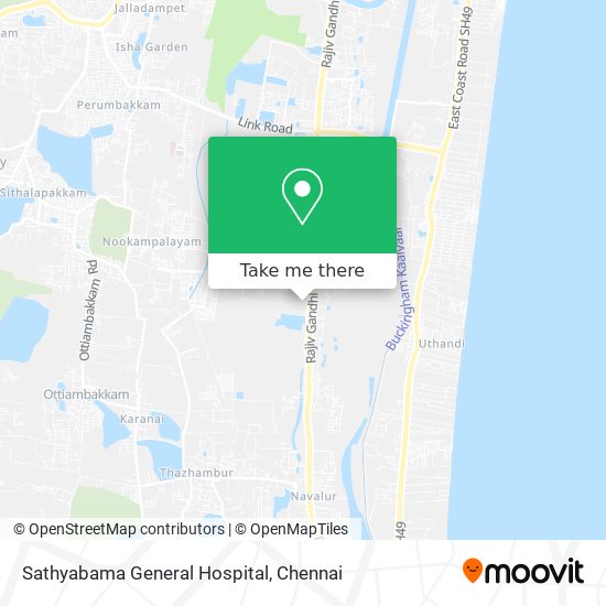Sathyabama General Hospital map