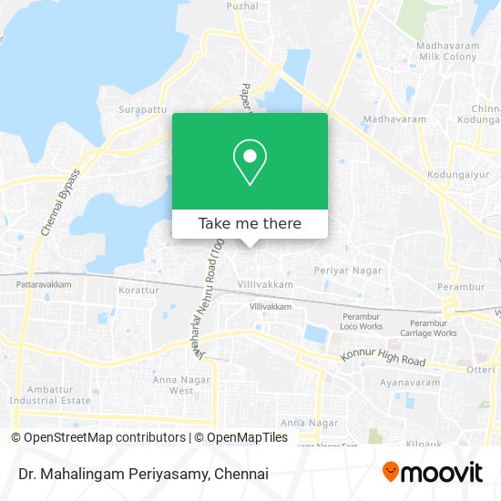 Dr. Mahalingam Periyasamy map