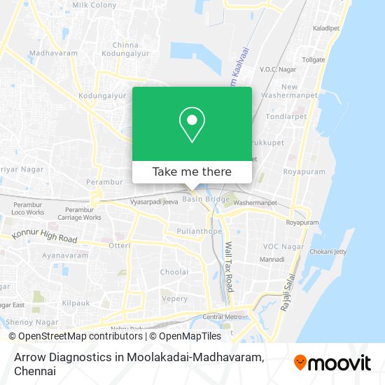 Arrow Diagnostics in Moolakadai-Madhavaram map