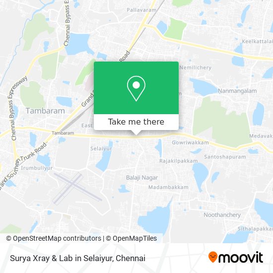 Surya Xray & Lab in Selaiyur map