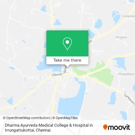 Dharma Ayurveda Medical College & Hospital in Irrungattukottai map