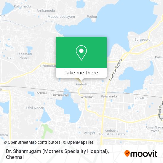 How To Get To Dr Shanmugam Mothers Speciality Hospital Office Road 24 36 Old Twp Rd Venkatapuram Ambattur In Saidapet By Bus Or Metro