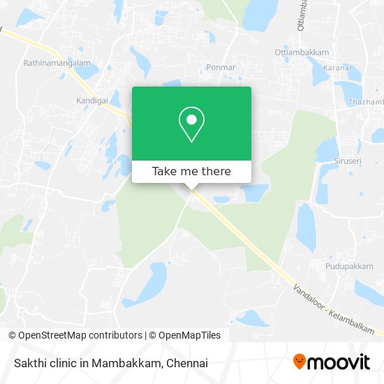 Sakthi clinic in Mambakkam map