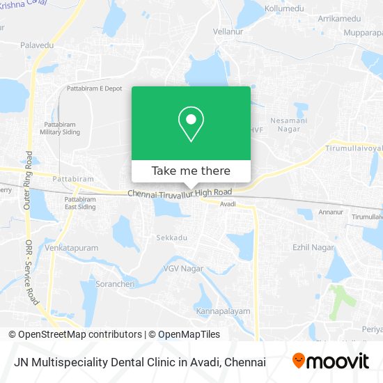 JN Multispeciality Dental Clinic in Avadi map