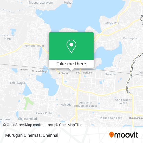 Murugan Cinemas map