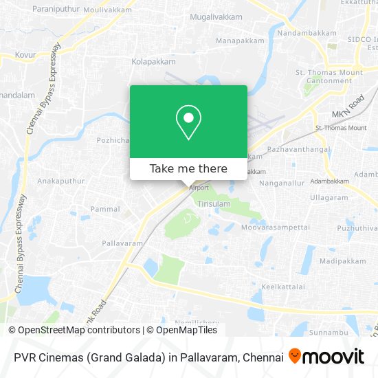 PVR Cinemas (Grand Galada) in Pallavaram map