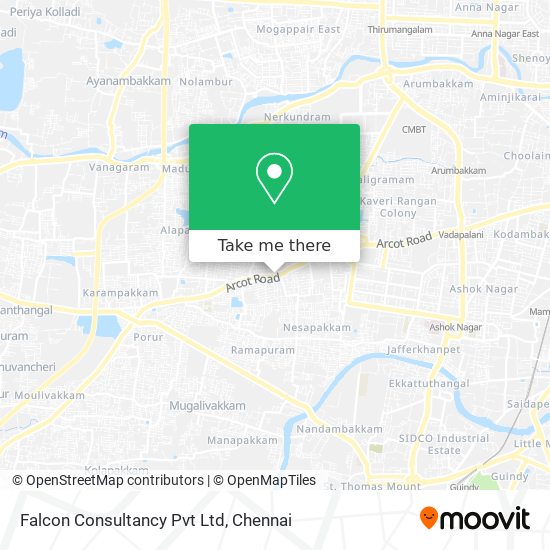 Falcon Consultancy Pvt Ltd map