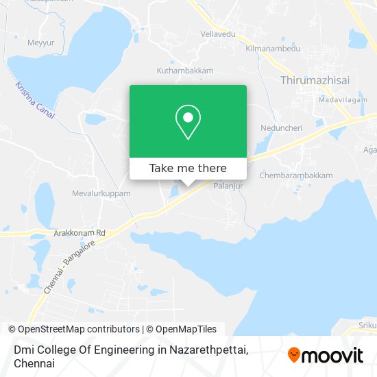 Dmi College Of Engineering in Nazarethpettai map