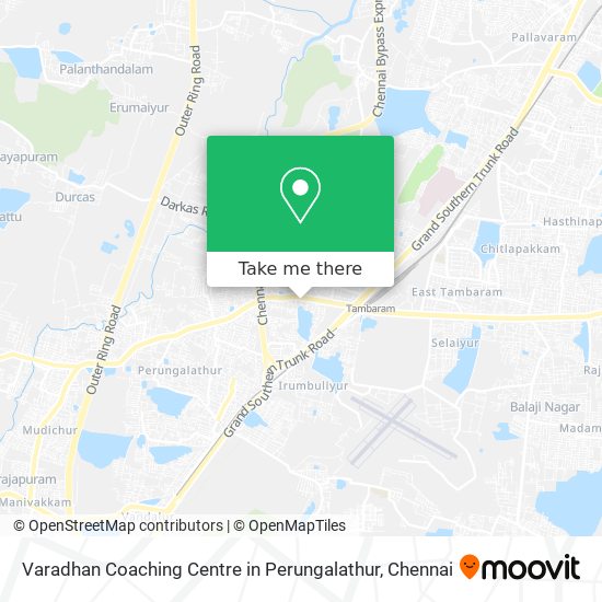 Varadhan Coaching Centre in Perungalathur map