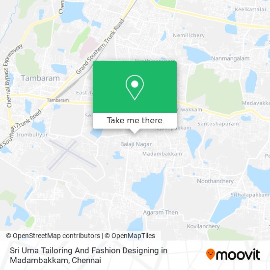 Sri Uma Tailoring And Fashion Designing in Madambakkam map