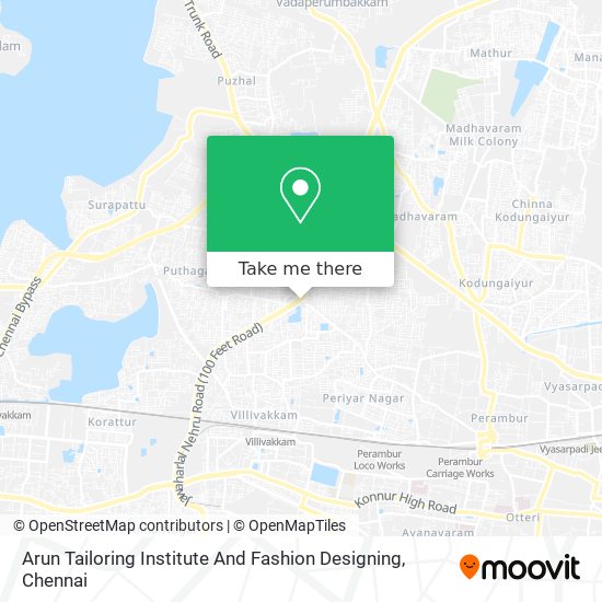 Arun Tailoring Institute And Fashion Designing map