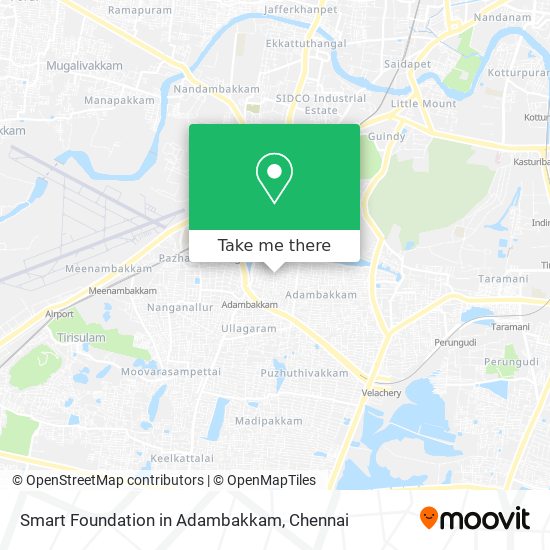 Smart Foundation in Adambakkam map