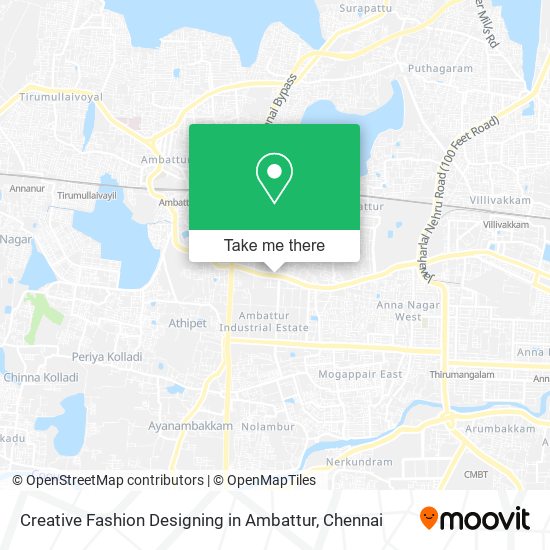 Creative Fashion Designing in Ambattur map