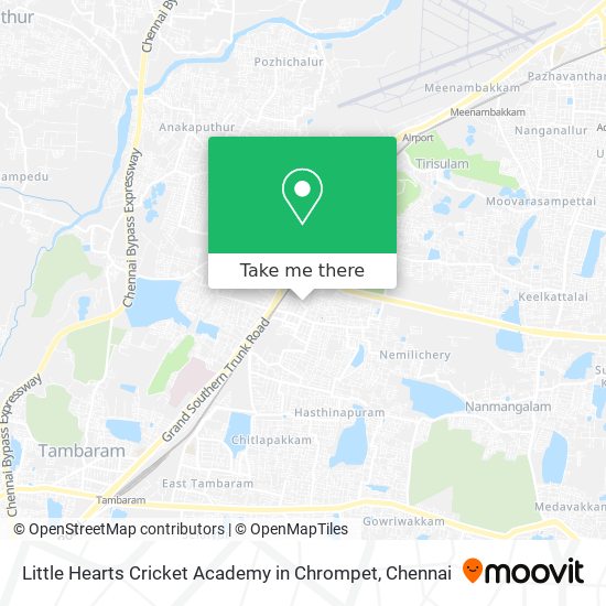 Little Hearts Cricket Academy in Chrompet map
