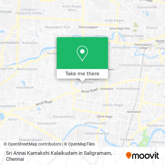 Sri Annai Kamakshi Kalaikudam in Saligramam map