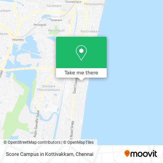 Score Campus in Kottivakkam map