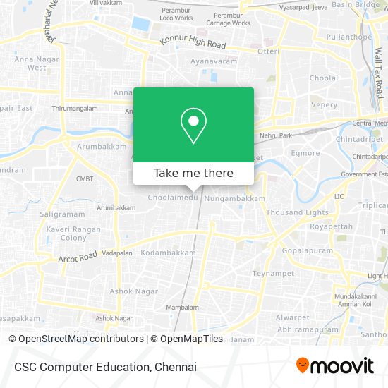 CSC Computer Education map
