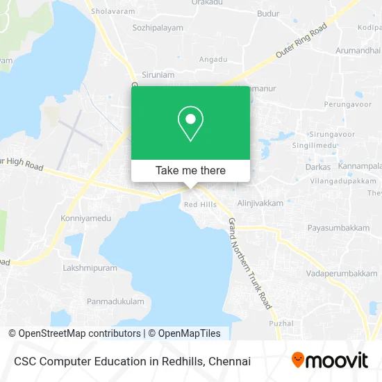 CSC Computer Education in Redhills map