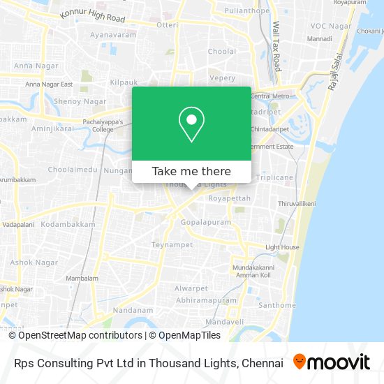 Rps Consulting Pvt Ltd in Thousand Lights map