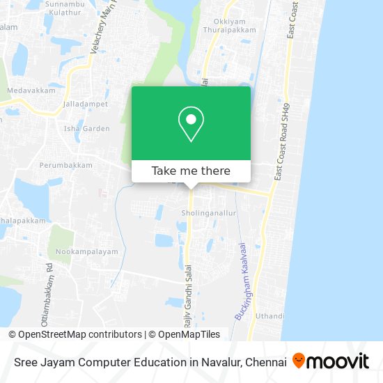 Sree Jayam Computer Education in Navalur map