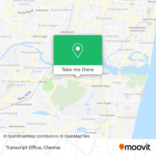 Transcript Office map