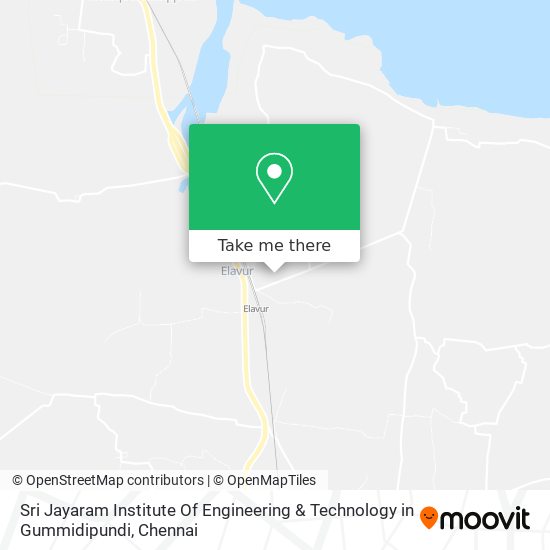 Sri Jayaram Institute Of Engineering & Technology in Gummidipundi map