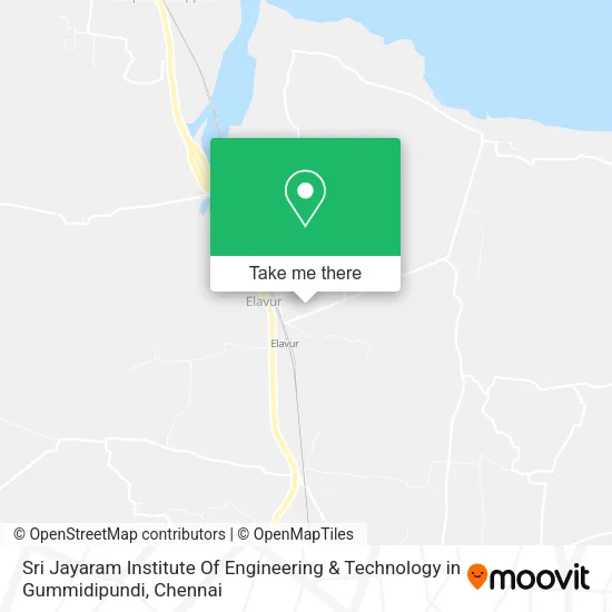 Sri Jayaram Institute Of Engineering & Technology in Gummidipundi map