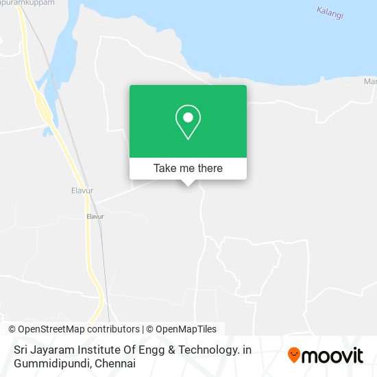 Sri Jayaram Institute Of Engg & Technology. in Gummidipundi map