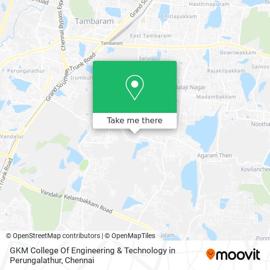 GKM College Of Engineering & Technology in Perungalathur map