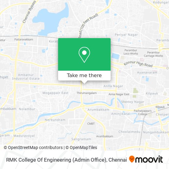 RMK College Of Engineering (Admin Office) map
