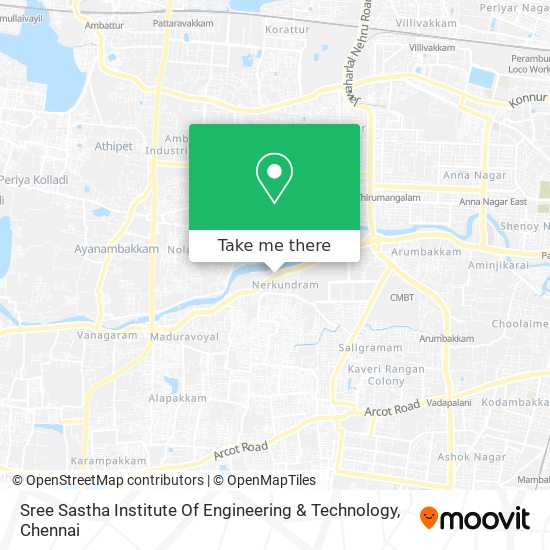Sree Sastha Institute Of Engineering & Technology map