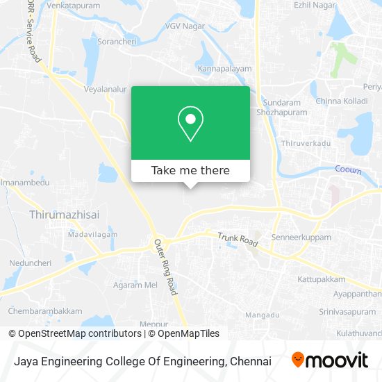 Jaya Engineering College Of Engineering map