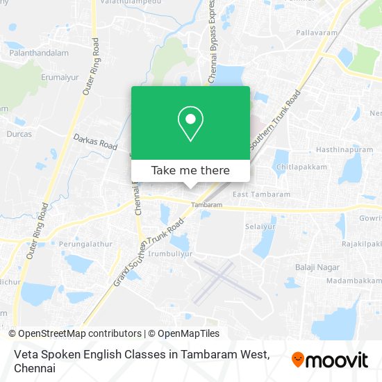 Veta Spoken English Classes in Tambaram West map