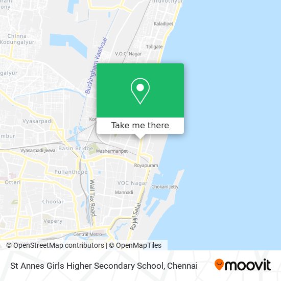 St Annes Girls Higher Secondary School map