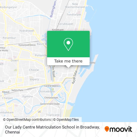 Our Lady Centre Matriculation School in Broadway map