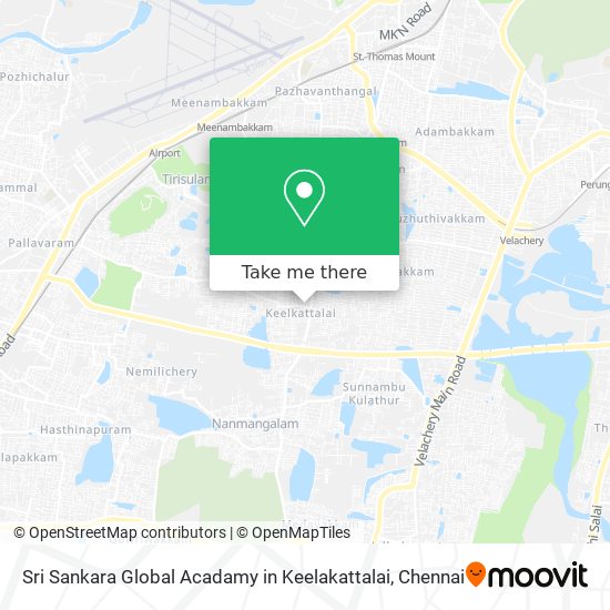 Sri Sankara Global Acadamy in Keelakattalai map