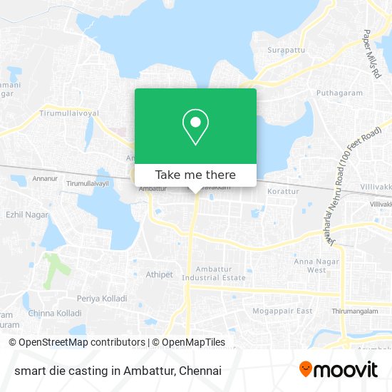 smart die casting in Ambattur map