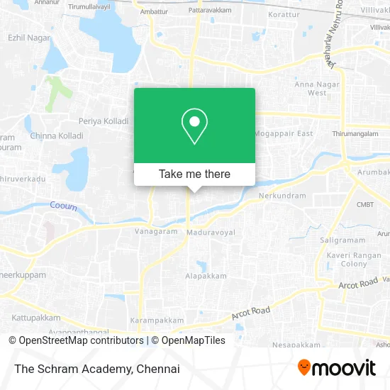 The Schram Academy map
