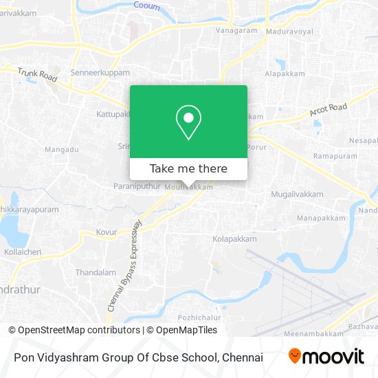 Pon Vidyashram Group Of Cbse School map