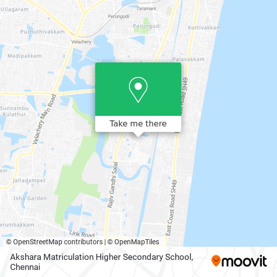 Akshara Matriculation Higher Secondary School map