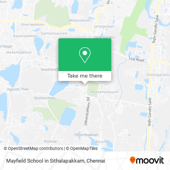 Mayfield School in Sithalapakkam map
