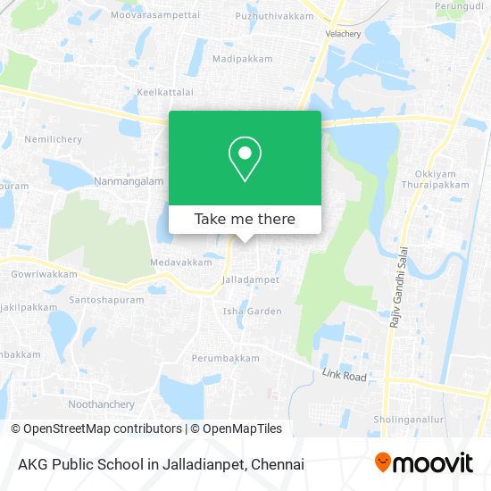 AKG Public School in Jalladianpet map