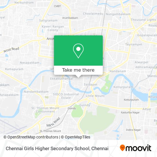Chennai Girls Higher Secondary School map