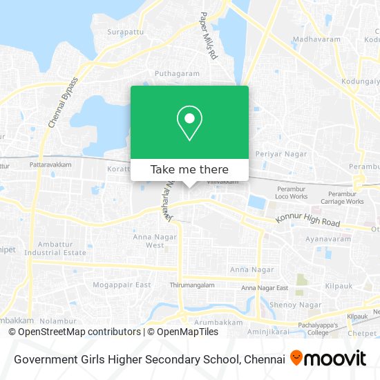 Government Girls Higher Secondary School map